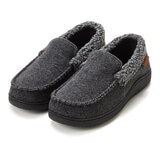 Dearfoams Pantuflas para Caballero Negro Grande