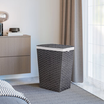 Seville Classics Cesto Tejido para Ropa Sucia, Varios Colores