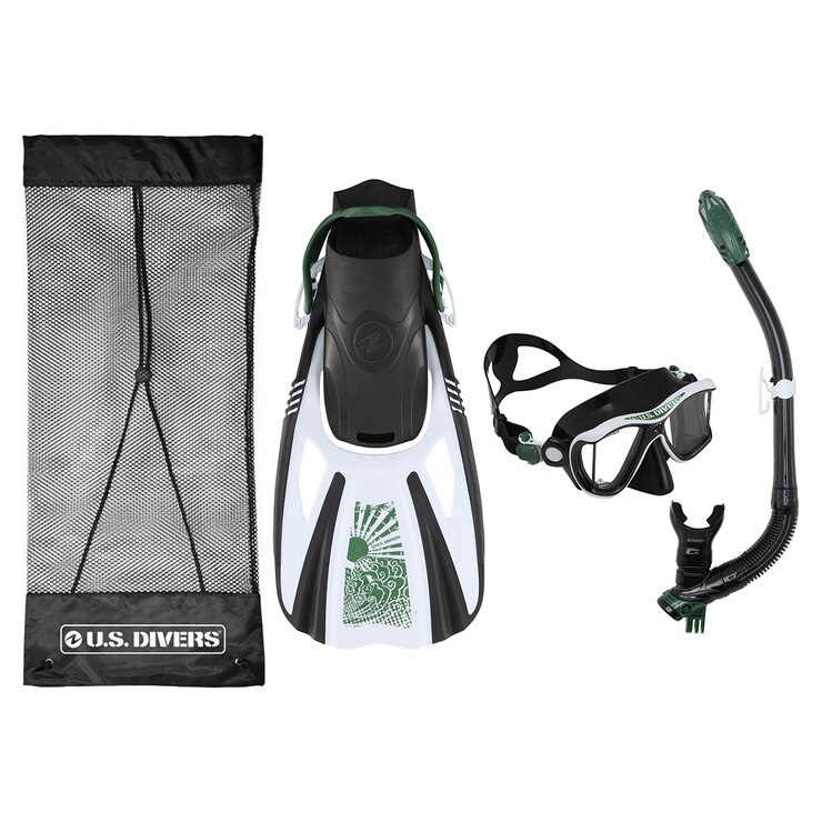 US Divers set de snorkel para adulto color blanco Costco México