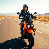 OMO Motocicleta Eléctrica Athena X1 Naranja