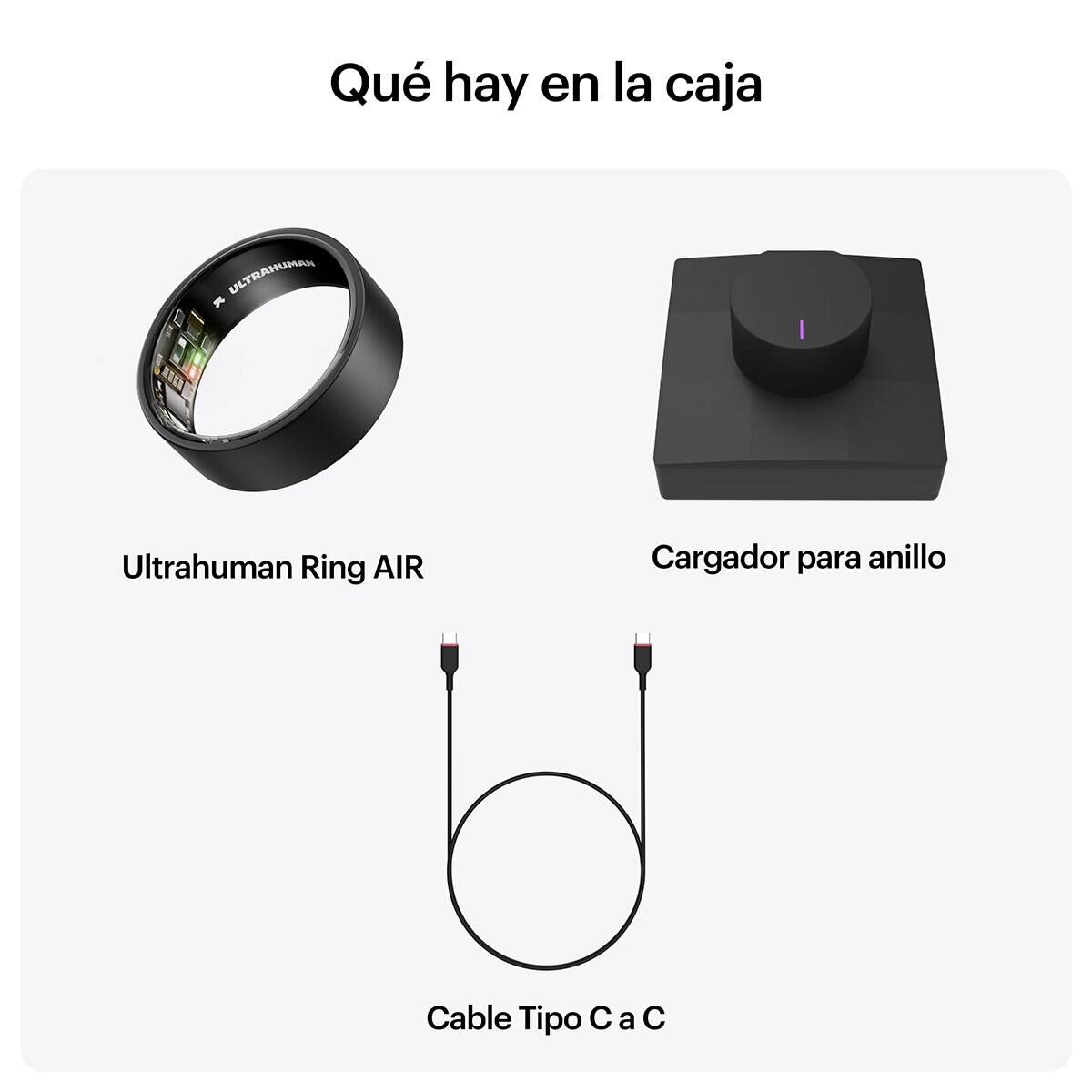 Ultrahuman Ring Air Gris Mate - Talle 9 Ultrahuman Ring Air Gris Mate - Talle 9