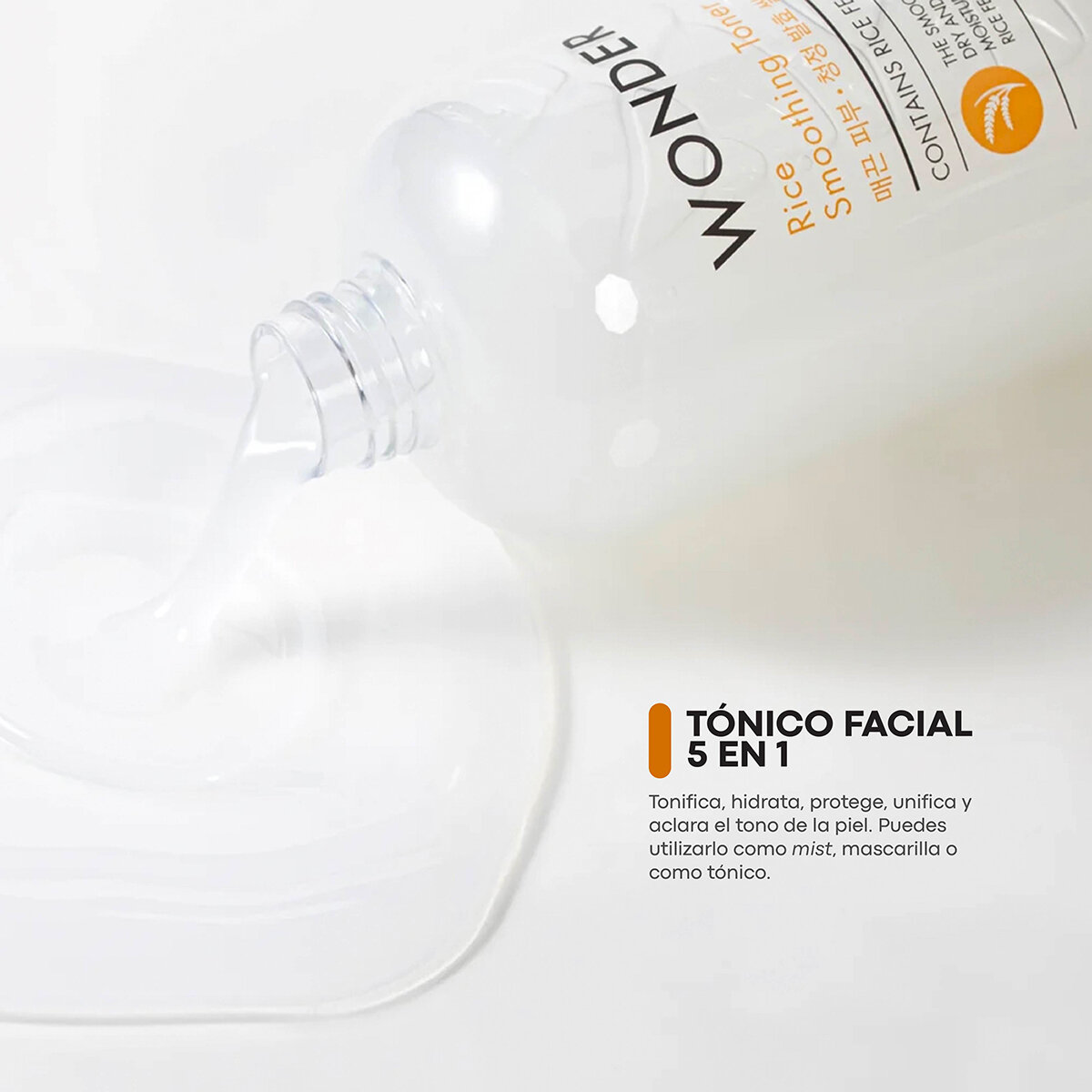 Tony Moly Wonder Rice Toner Facial 2 pzas de 500 ml