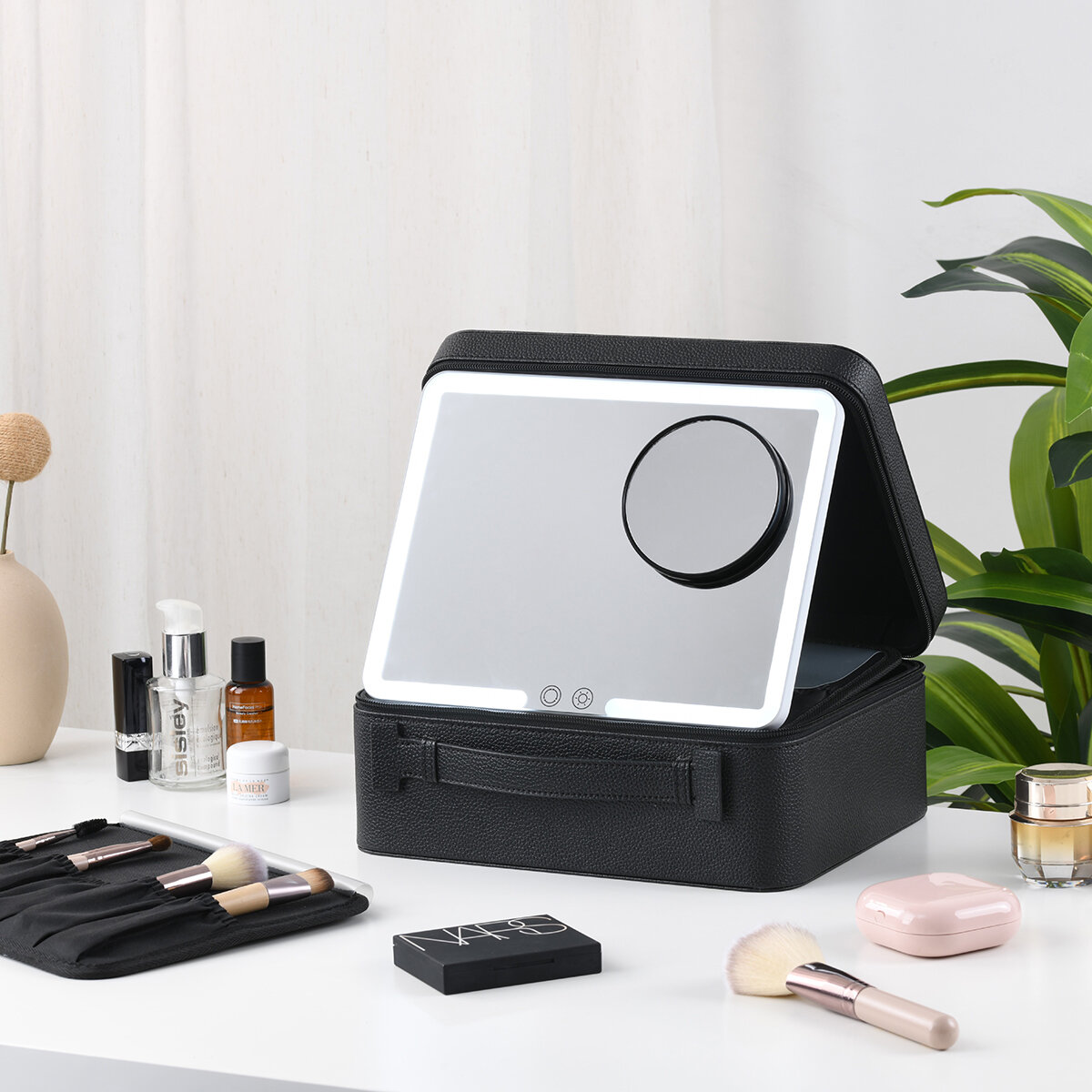 Sheffield Remi, Cosmetiquera con Espejo con Luz