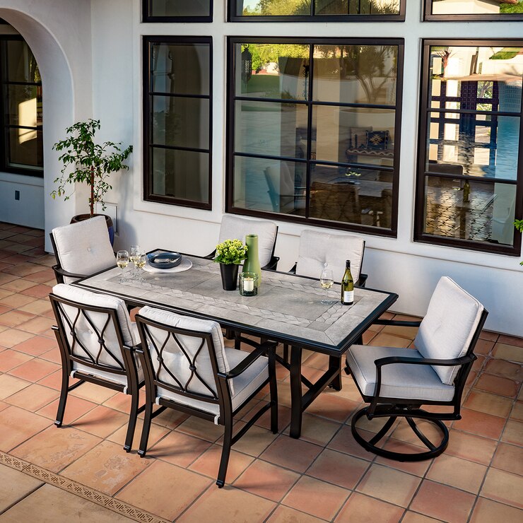 Sunvilla, comedor para jardín de 7 piezas Modelo Anita | Costco México