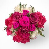 Mina'an Flor Eterna, Bouquet Mix Fiusha Caja Negra, Duración 6 Meses