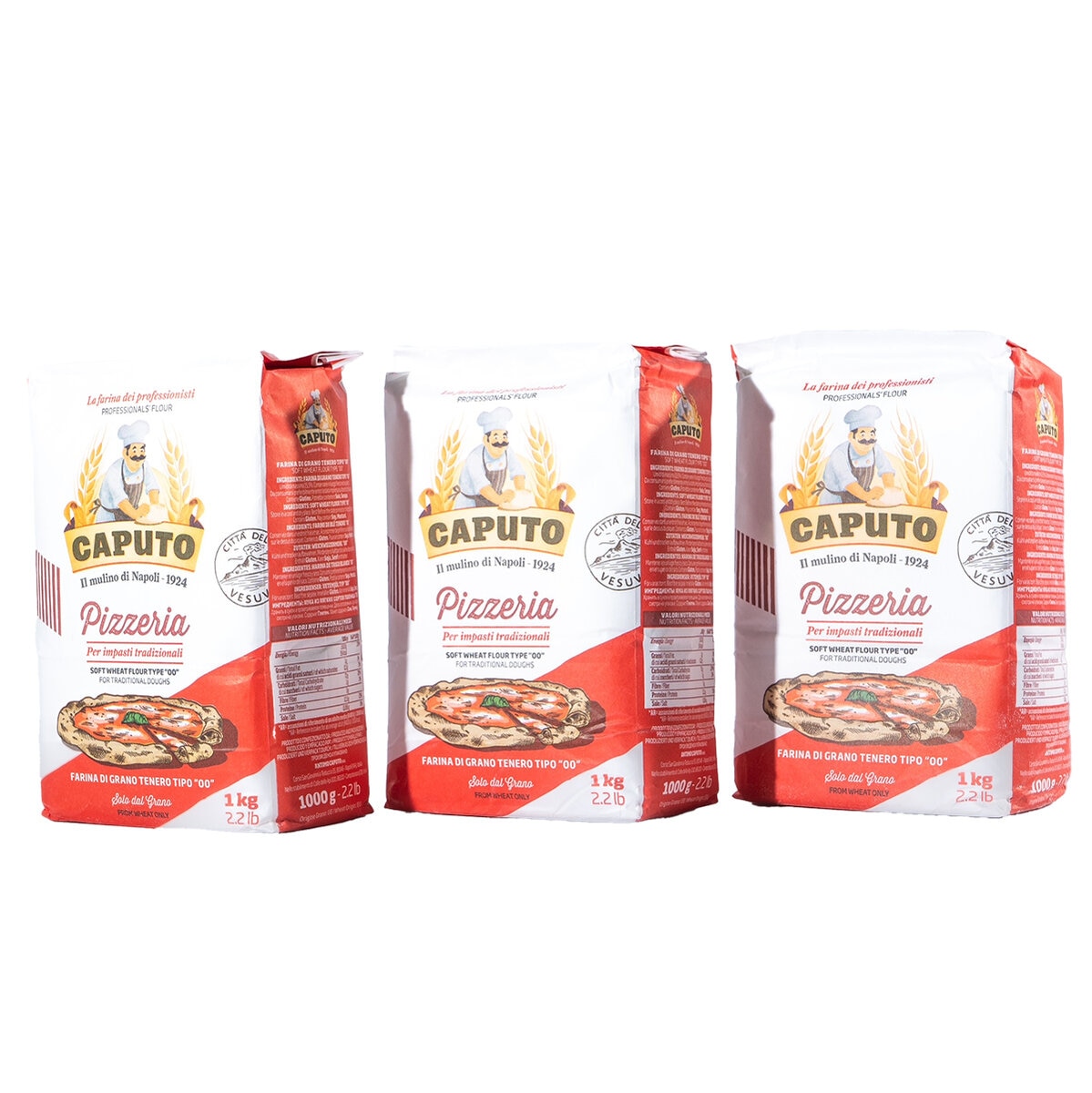 Caputo Harina Pizzeria Masa Para Pizza 1 Kg