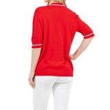 Cristina B Suéter para Dama Rojo Extra Grande