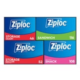 Ziploc Paquete Surtido de Bolsas 322 pzas