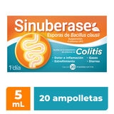 Sinuberase Colitis 4 Billones de Probióticos 20 Ampolletas