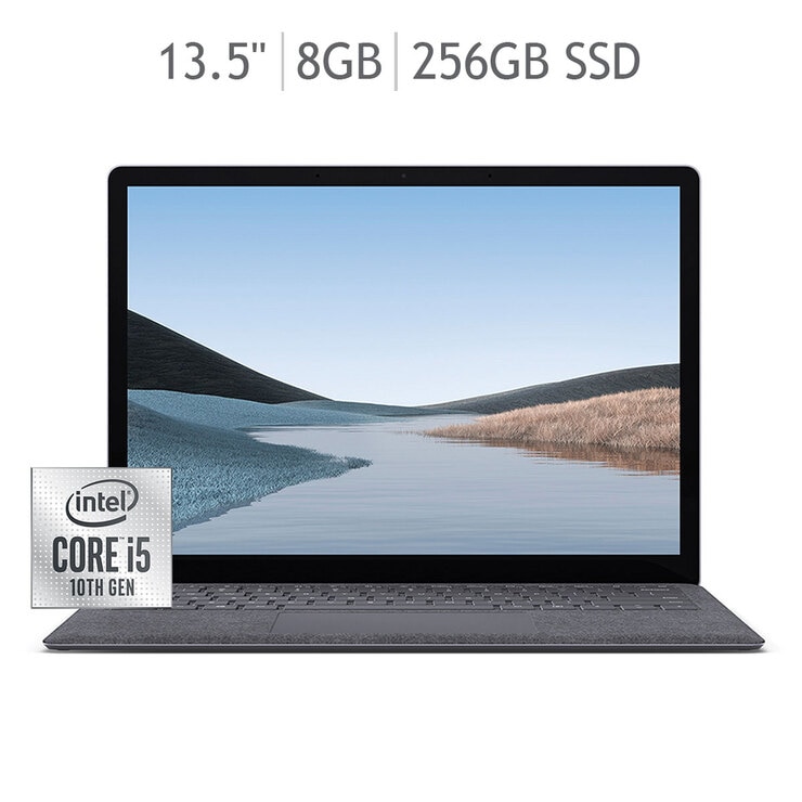 Microsoft Surface Laptop 3 13.5" Platinum Intel Core I5-1035G7 8GB SSD 256GB