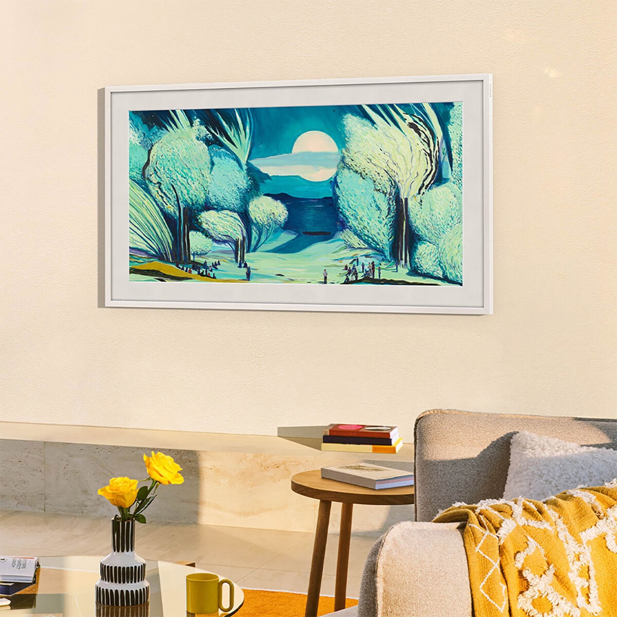 Samsung Pantalla 50" QLED The Frame 4K Smart TV + Marco