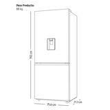 Samsung Refrigerador 18' Bottom Mount