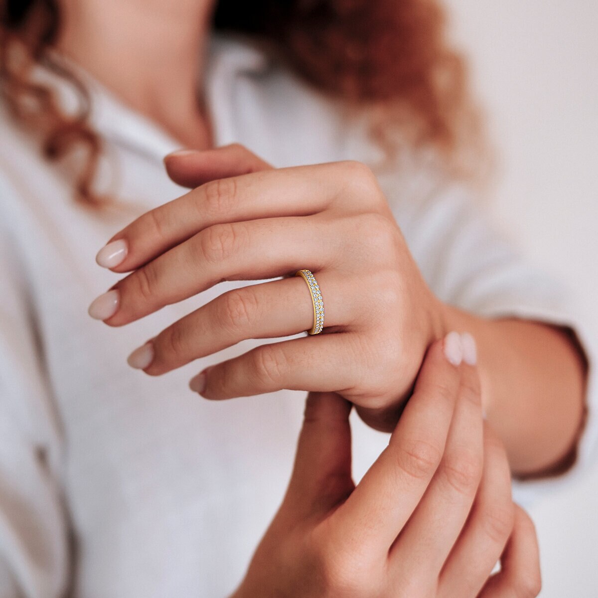 Anillo de Diamantes 0.25ctw, Oro Amarillo 14K Anillo de Diamantes 0.25ctw, Oro Amarillo 14K