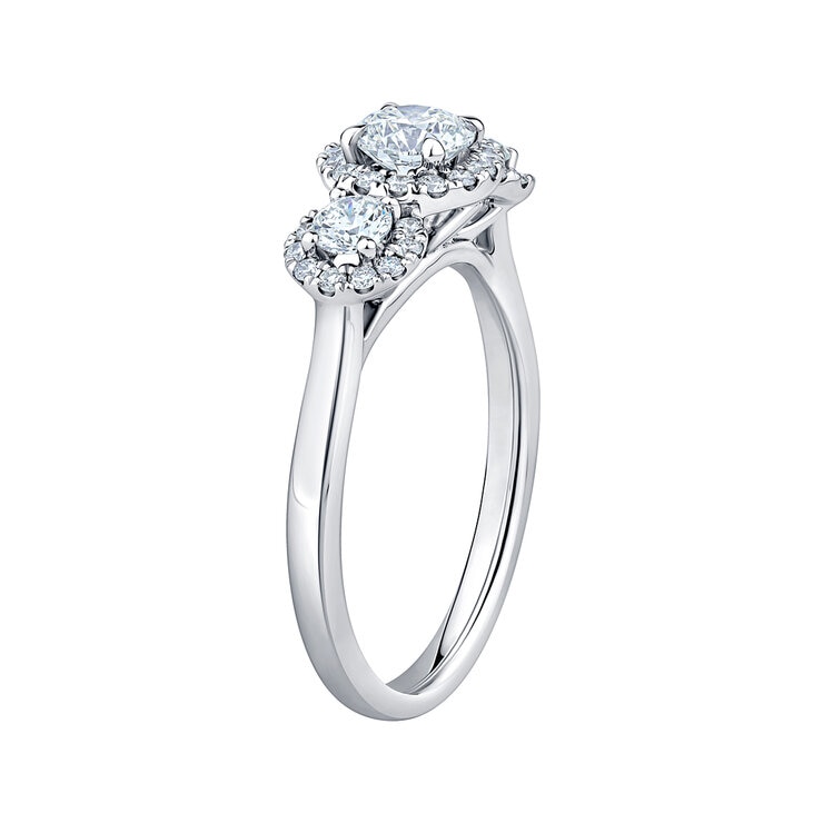 Anillo de Diamantes 1.00ctw, Platino