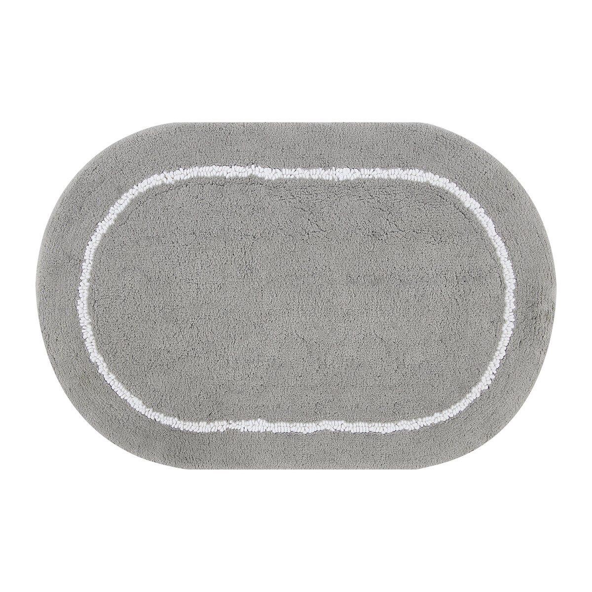 Mineral Spring, Tapete de Baño 61 cm x 91 cm, Gris