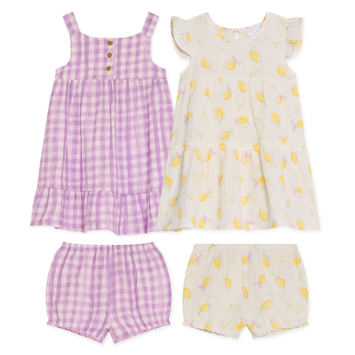Koala Kids Conjunto para Niñas Morado 18 Meses