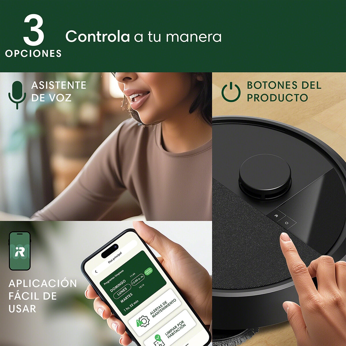 iRobot Roomba 405 Combo, Aspiradora y Trapeador con Estación AutoWash