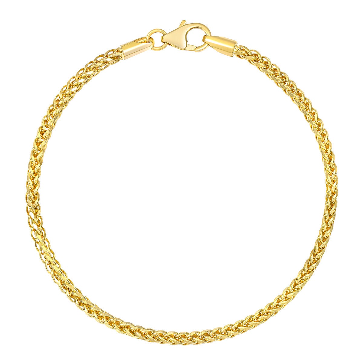 Pulsera de Eslabones, Oro Amarillo de 14K Pulsera de Eslabones, Oro Amarillo de 14K