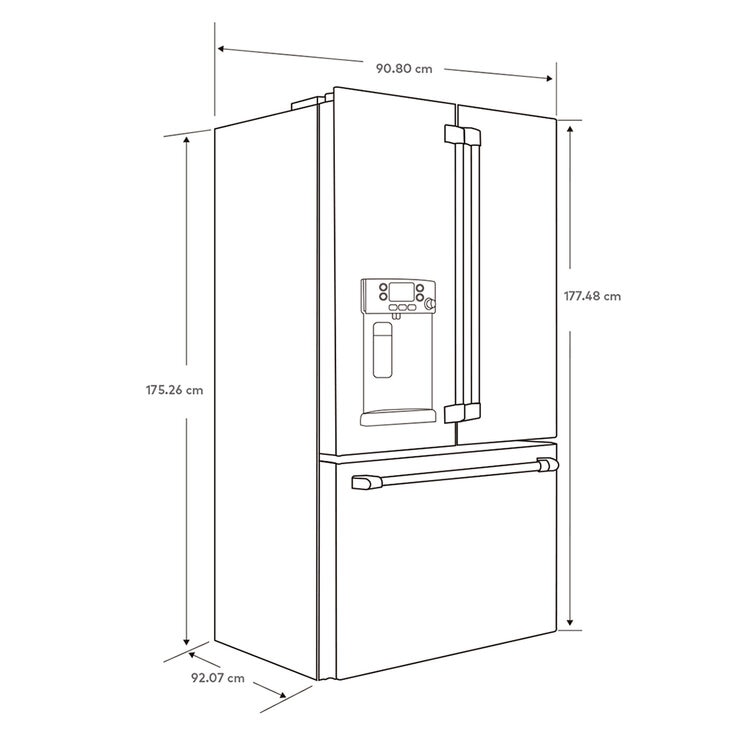 Café Refrigerador 28' French Door