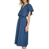DKNY Vestido para Dama azul extra grande