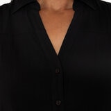 Mario Serrani Italy Blusa para Dama Negro Grande