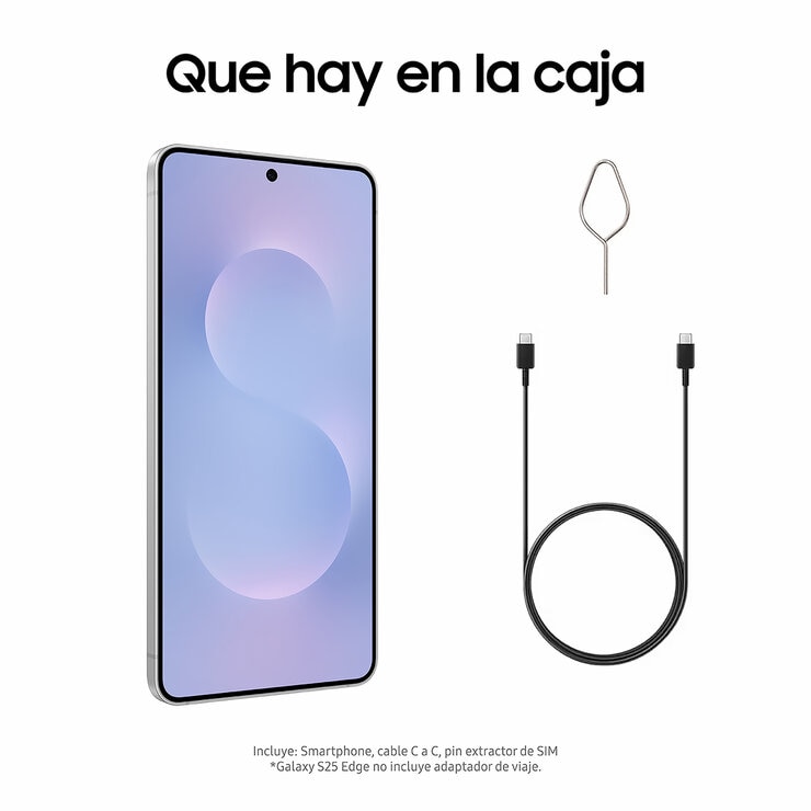 Samsung Galaxy S25 Edge 256GB Azul Titanio