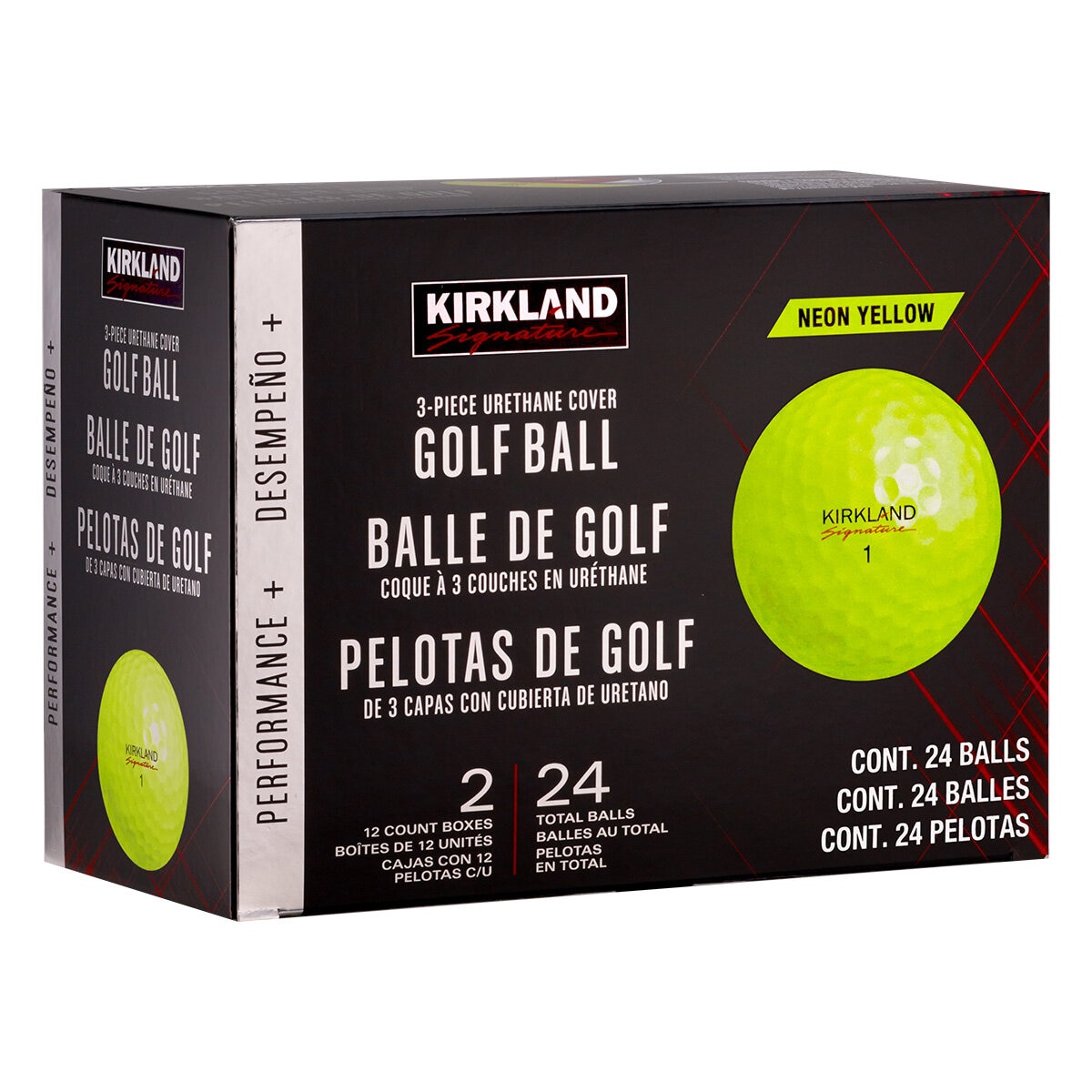 Kirkland Signature Pelotas de Golf Amarillas