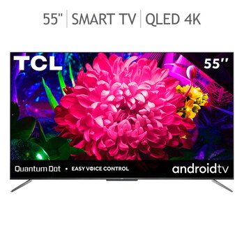 TCL Pantalla 55" QLED ANDROID TV 4K