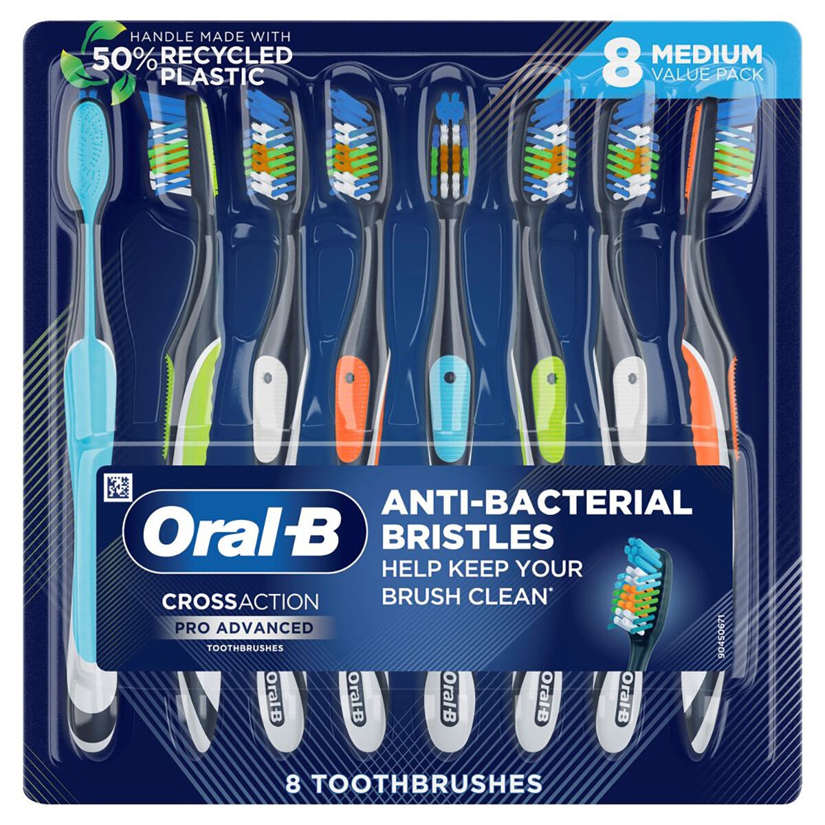 Oral-B Cepillos Dentales 8 pzas Medio