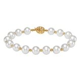 Pulsera de Perlas, Oro de 14K