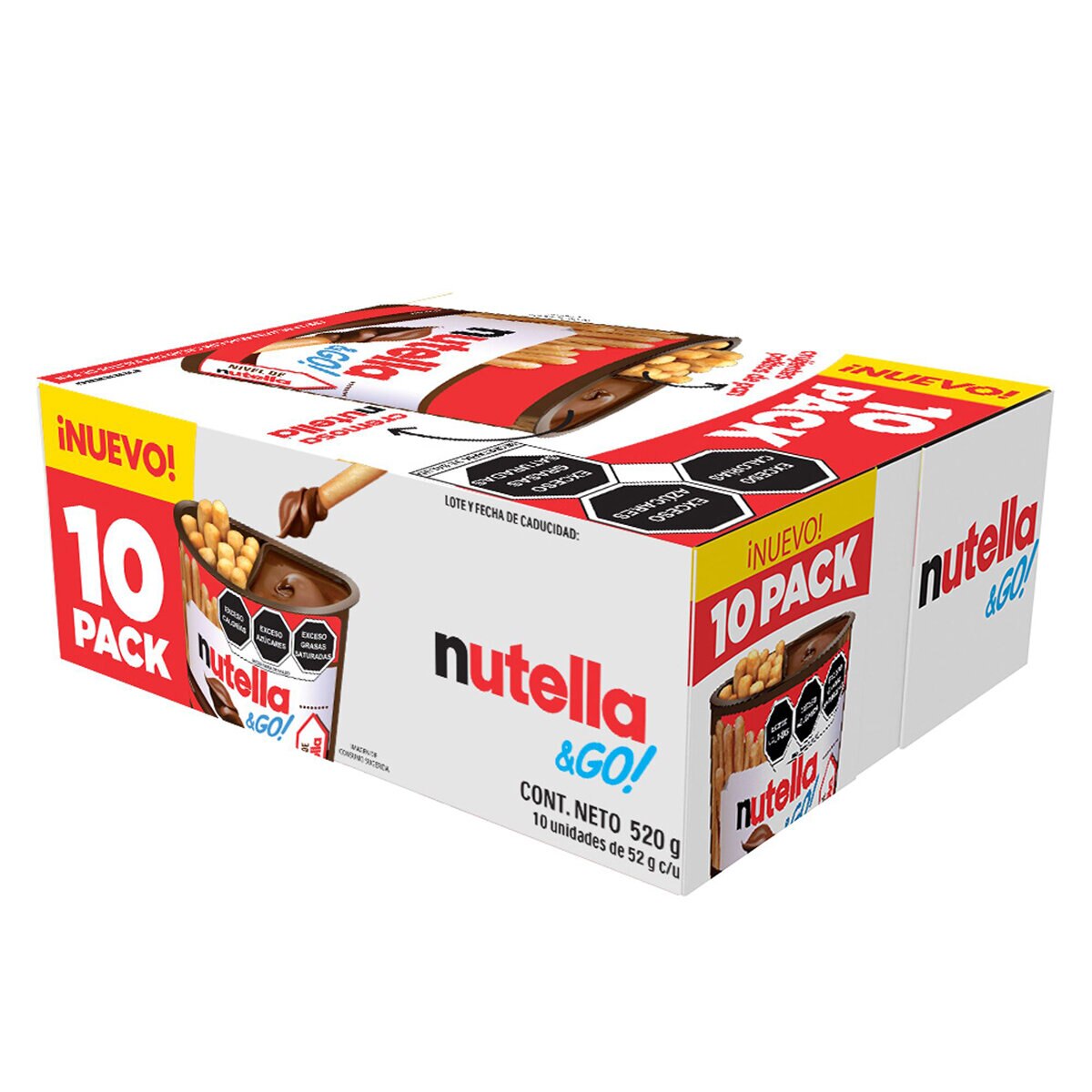 NUTELLA & GO 10 PZ 520G