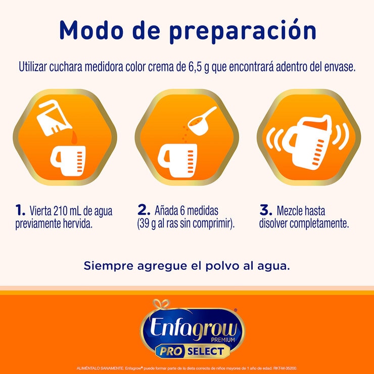 Enfagrow Fórmula Infantil Etapa 3 Pro Select 2 pzas de 1.5 kg