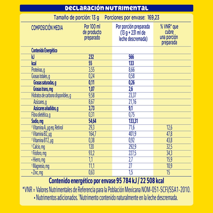 Nesquik Chocolate en Polvo 2.2 kg
