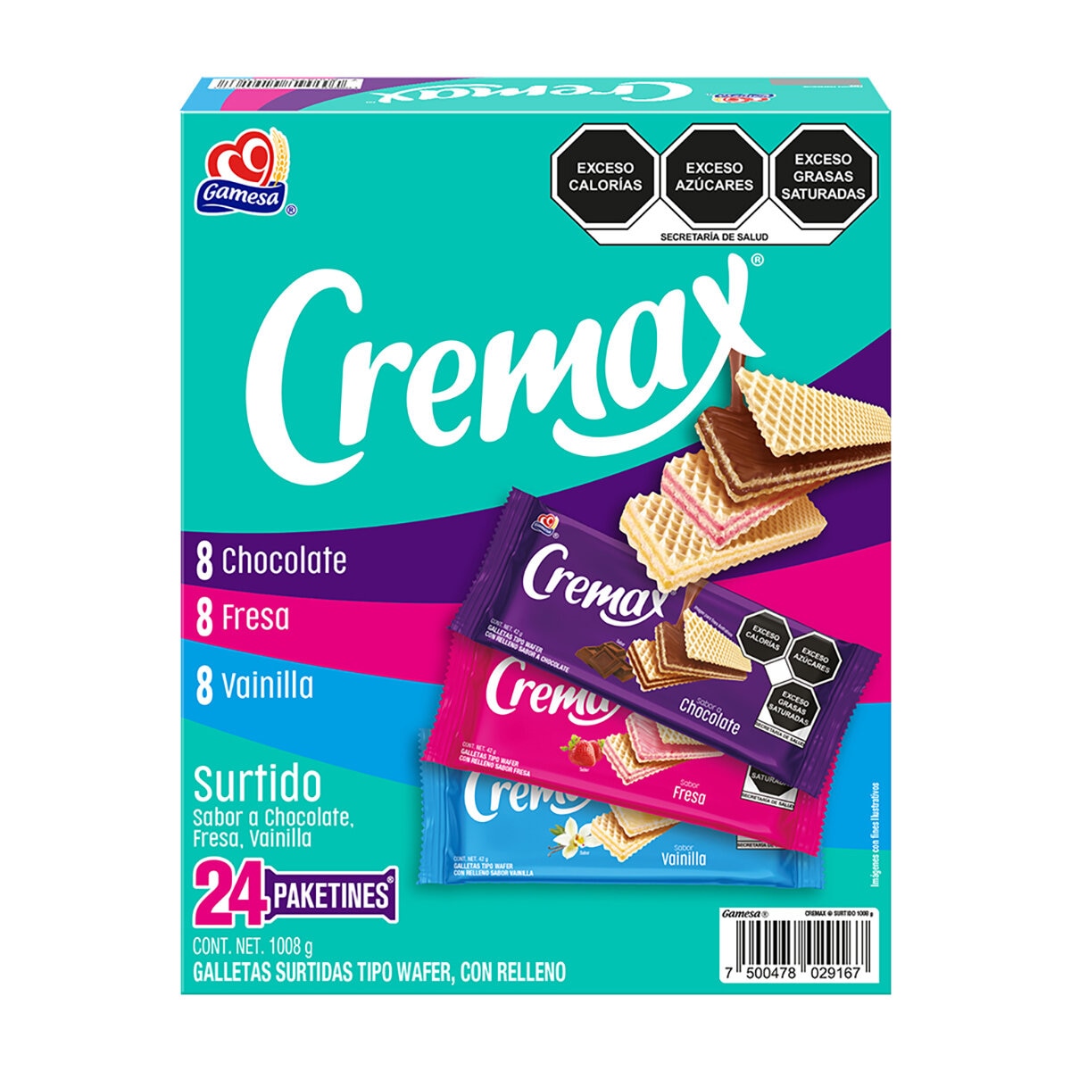 Cremax Galletas Surtidas 24/42 g