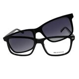 Nivada CNV.X220D.0BLK.56 Armazón Oftálmico + Clip Solar Polarizado