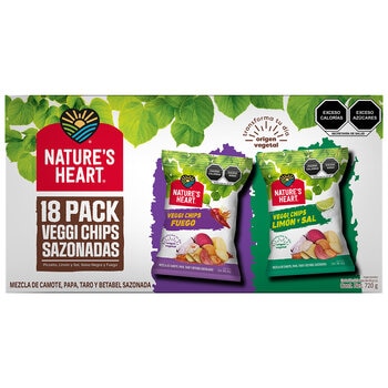 Natures Heart Veggie Chips 18/40 g