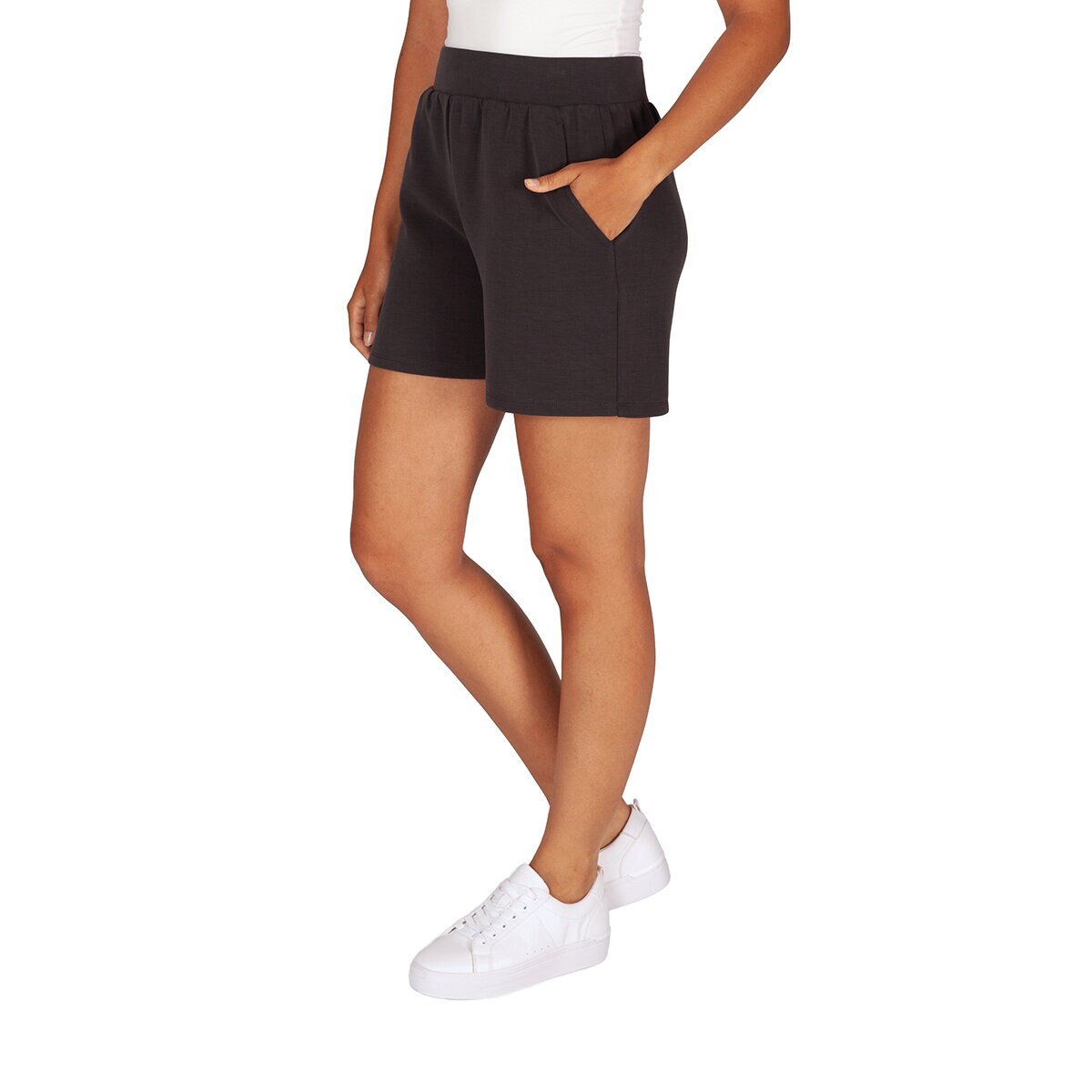 LazyPants Shorts para Dama Negro Mediana