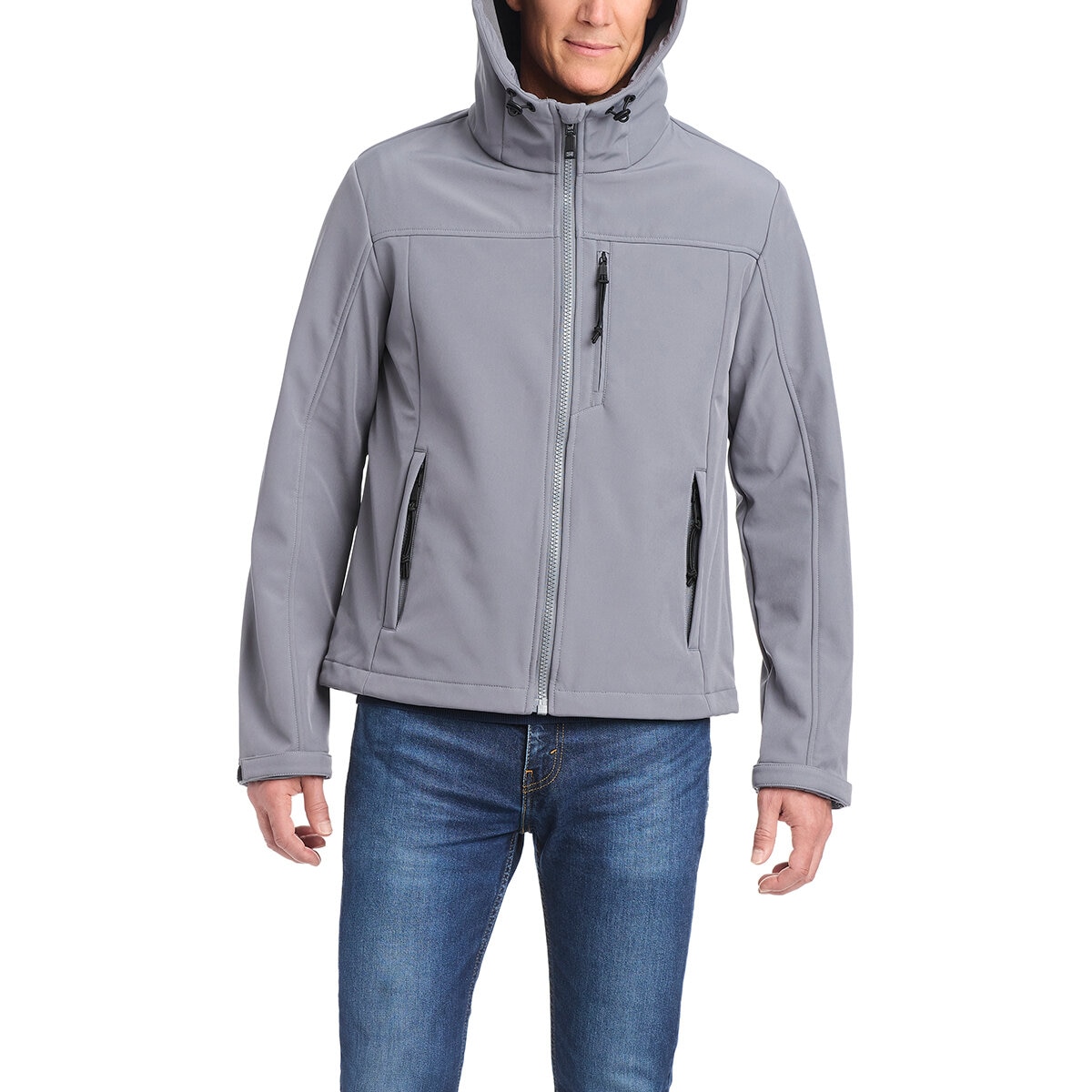 Vince Camuto Chamarra para Caballero Gris Mediana