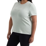 Teddi Rose Playera para Dama Verde Extra Chica