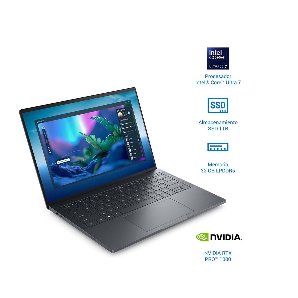 DELL Pro Max 14 Premium Laptop 14" Full HD+ Intel Core Ultra 7 32GB 1TB SSD