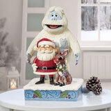 Jim Shore, Figurita de Rudolph, Bumble y Papá Noel de 32 cm