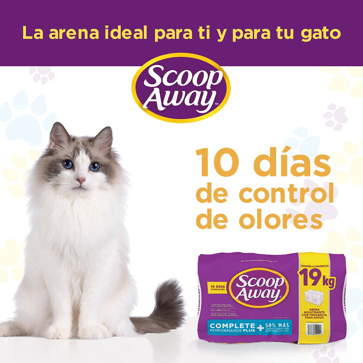 Scoop Away Complete Arena para Gatos 19 kg Scoop Away Complete Arena para Gatos 19 kg