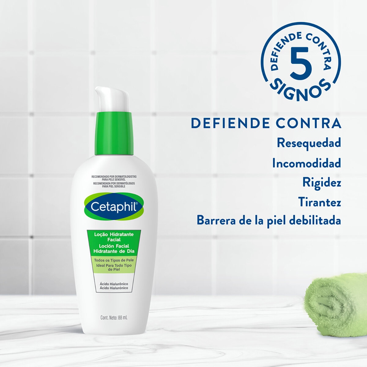 Cetaphil Loción Facial Hidratante de Día 88 ml
