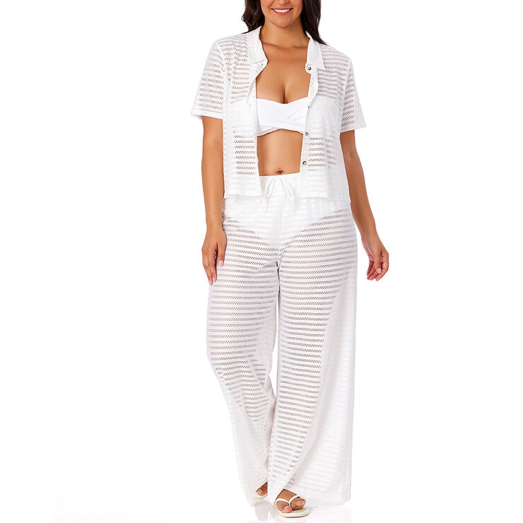 Hurley Conjunto de Playa para Dama Blanco Grande Hurley Conjunto de Playa para Dama Blanco Grande