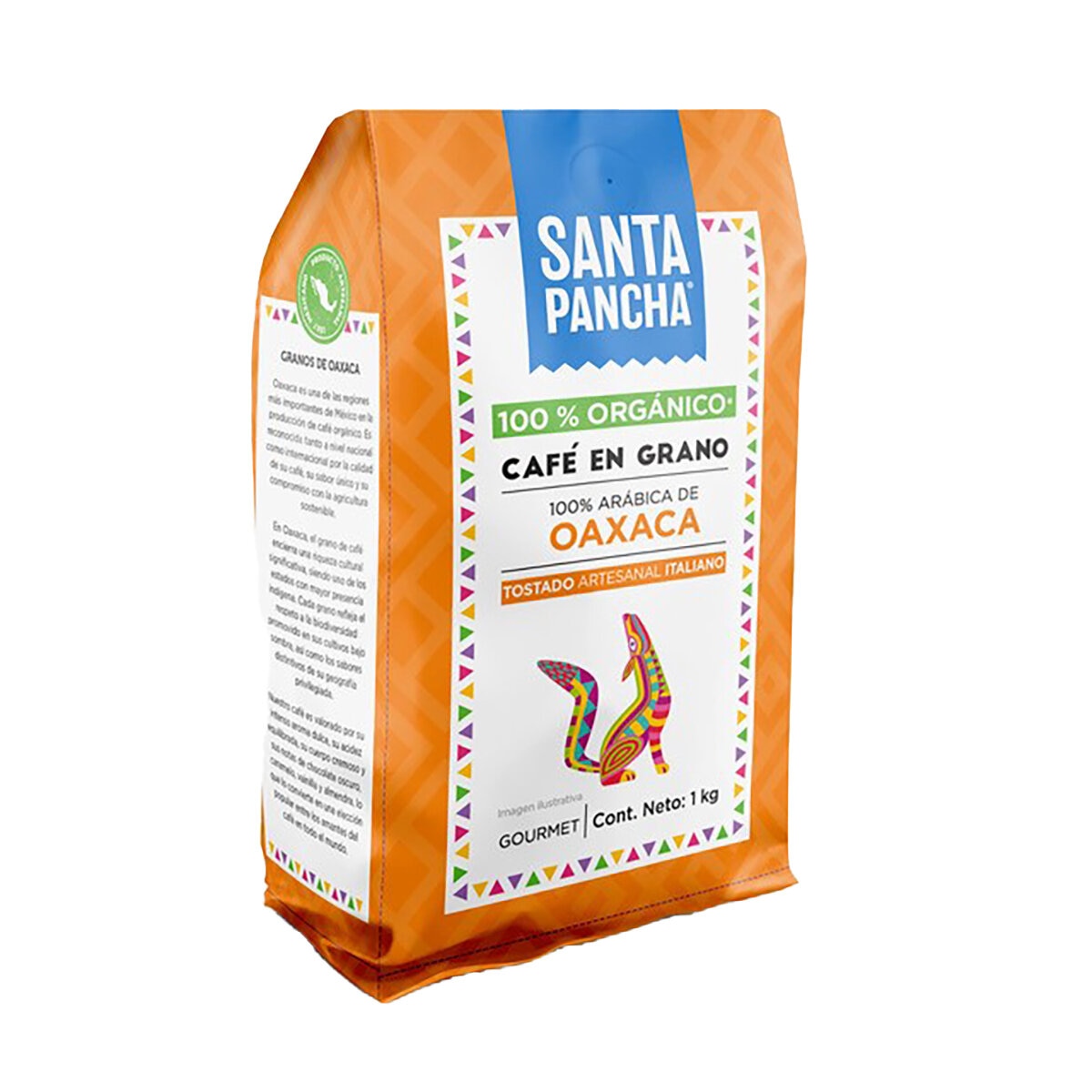 Santa Pancha Café En Grano Orgánico 1 kg