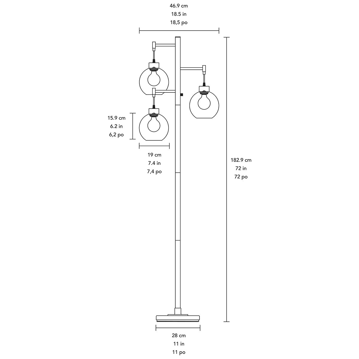 Adesso, Lámpara de Piso