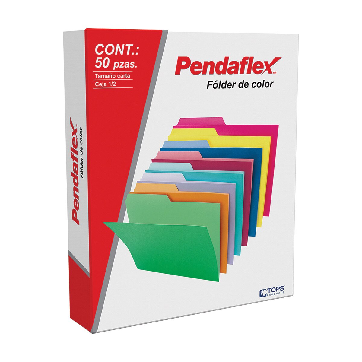 Pendaflex folders tamaño carta colores intensos