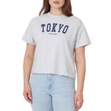 Scotch and Soda Playera para Dama Gris Extra Chica