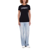 DKNY Blusa para Dama Negro Chica