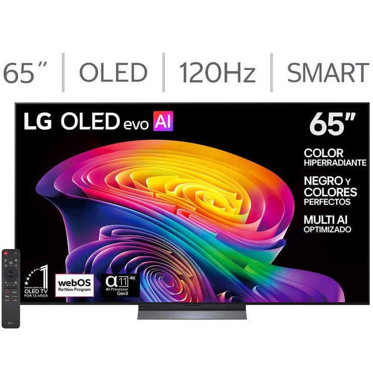 LG Pantalla 65" OLED EVO AI 4K Smart TV LG Pantalla 65" OLED EVO AI 4K Smart TV